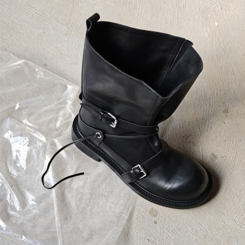 Botas de media pantorrilla con - Leather Classic Strap reseña y precio